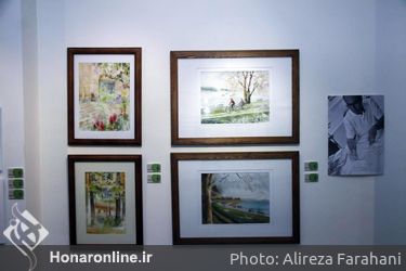نمایشگاه آثار آبرنگ در گالری خیال موسسه صبا