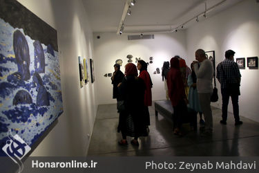 نمایشگاه نقاشی و چیدمان ملاحت محب‌خواه در گالری شیرین