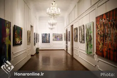 افتتاحیه نمایشگاه نقاشی های سروناز سلطانی در گالری موزه هنرهای زیبا