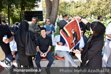 تشییع پیکر مسعود عربشاهی 