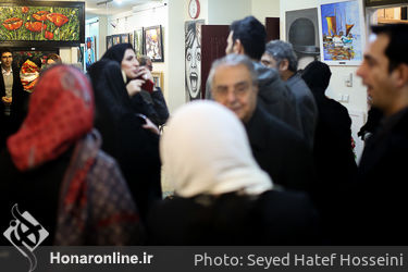 افتتاح نمایشگاه نقاشی های مرتضی رضایی و هنرجویانش در آتلیه باران رنگ