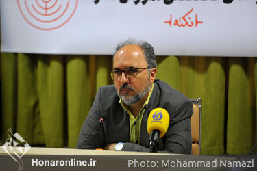 محمد حسین اسماعیلی در نشست خبری جایزه ملی آموزش هنر«سرو ایرانی»