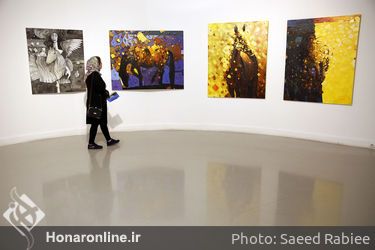 دهمین کارنمای پژوهشی انجمن هنرمندان نقاش ایران در خانه هنرمندان