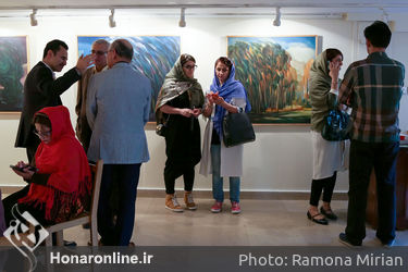 نمایشگاه نقاشی های علیرضا اسماعیلی در گالری گلستان