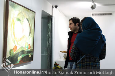 نمایشگاه نقاشی افروز هوشنگ با عنوان "مغاک" در گالری مژده 