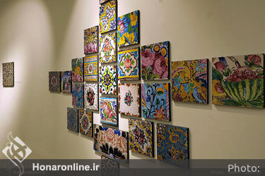 نمایشگاه "طهران در قاب کاشی" در خانه هنرمندان ایران
