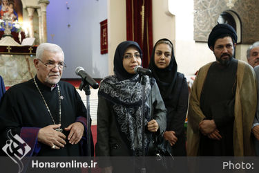 مراسم تجلی دوستی و الفت مسلمانان و مسیحیان 