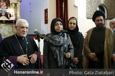 مراسم تجلی دوستی و الفت مسلمانان و مسیحیان 