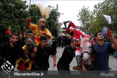 مراسم تعزیه سنتی شهرستان ضیابر استان گیلان