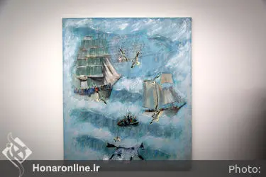 افتتاحیه نمایشگاه نقاشی‌های آنه محمد تاتاری در گالری اعتماد