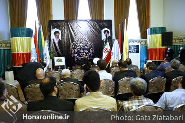 مراسم افتتاحیه دومین نمایشگاه لباس عاشورایی در تالار وحدت 