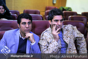 نشست‌ خبری فیلم سینمایی زیر سقف دودی در روز هفتم سی و پنجمین جشنواره فیلم فجر در مرکز همایش های برج میلاد (9)