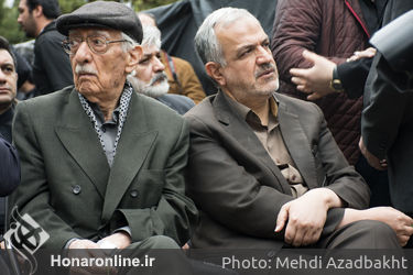تشییع پیکر جمشید مشایخی