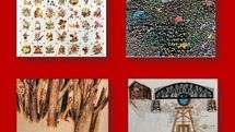 Seventeen Iranian works in the auction of modern & contemporary art in the Middle East/
Farhad Moshiri's painting 