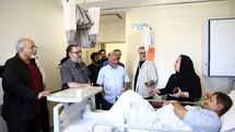 سینماگران به عیادت مجروحان حمله رژیم صهیونیستی رفتند