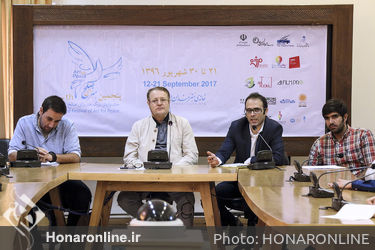 نشست خبری پنجمین جشنواره "هنر برای صلح"