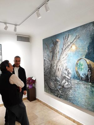 از زخم درخت تا بدن ربات؛ روایت آصف ابراهیمی از انسانِ آینده در گالری سوهام