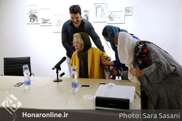 نمایشگاه و نکوداشت جهانگیر درویش در گالری فرمانفرما