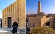 طراحی مسجد اسلامی مصر با گنبد تک پوسته لانه زنبوری