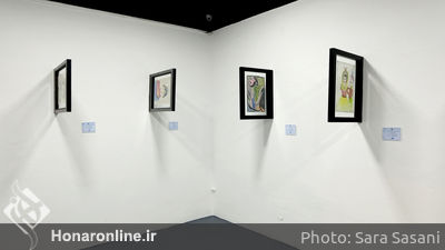 افتتاحیه نمایشگاه نقاشی مکرمه قنبری و علی بلبلی در گالری فردا