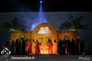 اجرای نمایش میدانی «جان‌فدا» در بوستان ولایت تهران