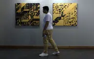 نمایشگاه خط کرشمه سامان مومنی در گالری چهار