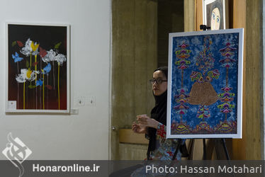 نمایشگاه آثار نقاشی هنرمندان کم توان ذهنی در  گالری اصلی فرهنگسرای نیاوران