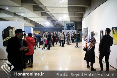 نمایشگاه هفتمین دوسالانه نقاشی دامون‌فر در گالری پردیس ملت
