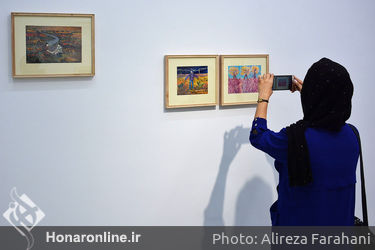  نمایشگاه نقاشی با عنوان "اُبرون"  در گالری دلگشا 