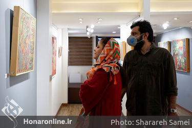 نمایشگاه نقاشی سلیمه قزل در نگارخانه بهارک  