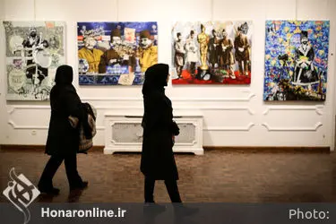 افتتاحیه نمایشگاه نقاشی های سروناز سلطانی در گالری موزه هنرهای زیبا