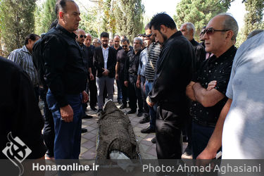 مراسم تشییع پیکر مهدی آرین‌نژاد دوبلور پیشکسوت 