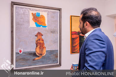  نمایشگاه گروهی نقاشی با عنوان "سگ" در گالری شکوه