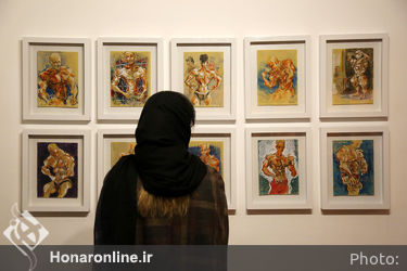 افتتاحیه نمایشگاه طراحی و نقاشی احسان ارجمند در گالری دنا
