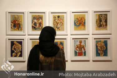 افتتاحیه نمایشگاه طراحی و نقاشی احسان ارجمند در گالری دنا