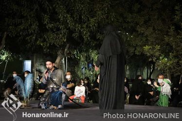 تعزیه "حضرت ابوالفضل‌(ع)" در مقابل تالار وحدت