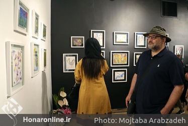 نمایشگاه نقاشی های رضا بابک در موسسه هنری سکو