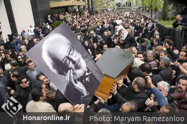 تشییع پیکر جمشید مشایخی