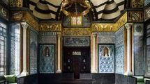Opening of the Leighton Museum in England with mural by an Iranian artist