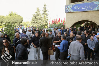 مراسم ختم زنده یاد حسین عرفانی در مسجد بلال