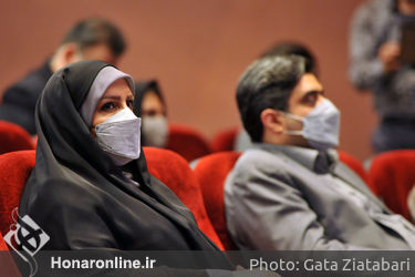 مراسم تکریم و اعطای گواهینامه درجه یک هنری به صدیقه پاک‌بین