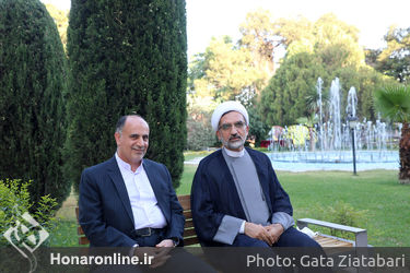 دیدار وزرای فرهنگ ایران و عراق در تالار وحدت