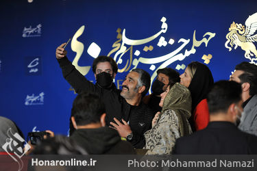 دومین روز چهلمین جشنواره فیلم فجر در برج میلاد - پژمان جمشیدی