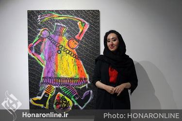 نمایشگاه نقاشی های نیلوفر جمشیدپور در گالری ثالث