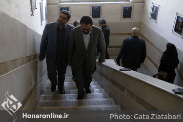 بازدید سید محمد مجتبی حسینی از هنرستان موسیقی پسران 