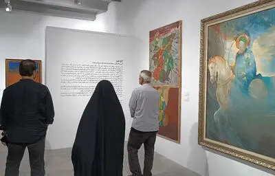 نقاشی و نگارگری عاشورایی در «به بلندای تاریخ» قاب شد/ روایاتی از سینمایی‌ها و تئاتری‌ها