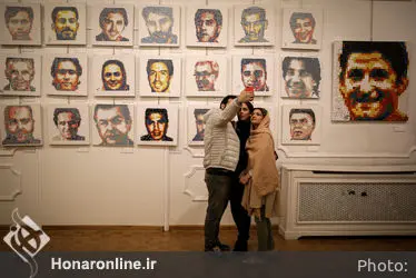افتتاحیه نمایشگاه پرتره 100 چهره ورزشی ایران در کاخ سعدآباد