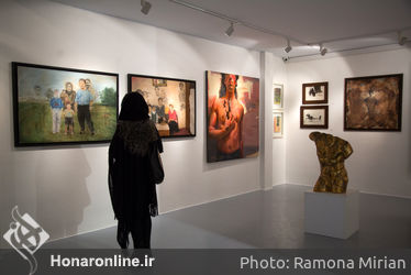 نمایشگاه سالانه گالری هنری فرشته در نگارخانه شهر کتاب فرشته