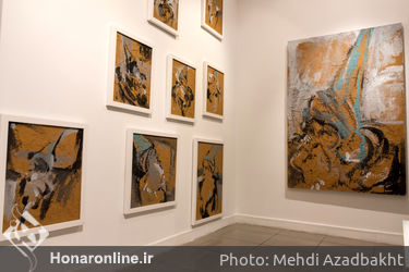 نمایشگاه آثار علی اعتبار در گالری ویستا