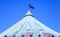 گزارش تصویری از خیمه هنرهای عاشورایی میدان هفت تیر تهران